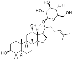 20(S)-人參皂苷C-K結(jié)構(gòu)式_39262-14-1結(jié)構(gòu)式