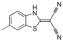 (6-Methyl-1,3-benzothiazol-2(3h)-ylidene)malononitrile Structure,39266-32-5Structure