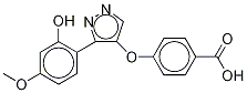 3-(2-Hydroxy-4-methoxyphenyl)-4-(4-carboxyphenoxy)-1h-pyrazole Structure,394228-95-6Structure