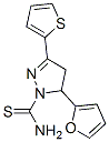 5-(2-呋喃基)-3-噻吩-2-基-4,5-二氫-1H-吡唑-1-硫代甲酰胺結(jié)構(gòu)式_394682-37-2結(jié)構(gòu)式