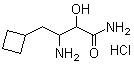 3-Amino-4-cyclobutyl-2-hydroxybutanamide hydrochloride Structure,394735-23-0Structure