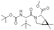 (1R,2s,5s)-methyl 3-((s)-2-(3-(t-butyl)ureido)-3,3-dimethyl butanoyl)-6,6-dimethyl-3-azabicyclo [3.1.0]hexane-2-carboxylate Structure,394735-26-3Structure