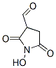 3-Pyrrolidinecarboxaldehyde, 1-hydroxy-2,5-dioxo-(9ci) Structure,39508-63-9Structure