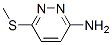 3-Amino-6-(methylthio)pyridazine Structure,39539-67-8Structure