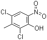 2,4-Dichloro-3-methyl-6-nitrophenol Structure,39549-27-4Structure