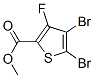 2-Thiophenecarboxylic acid, 4,5-dibromo-3-fluoro-, methyl ester Structure,395664-58-1Structure