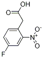 4-Fluoro-2-nitro-benzeneacetic acid Structure,39616-95-0Structure