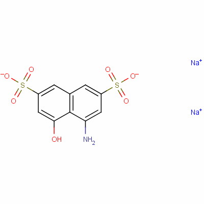 2,7-Naphthalenedisulfonic acid, 4-amino-5-hydroxy-, disodium salt Structure,3963-80-2Structure