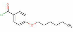 P-(hexyloxy)benzoyl chloride Structure,39649-71-3Structure