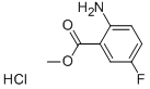 Benzoic acid,2-amino-5-fluoro-,methyl ester,hydrochloride Structure,396652-66-7Structure