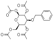 1,2,4,6-Tetra-o-acetyl-3-o-benzyl-beta-d-glucopyranose Structure,39686-94-7Structure