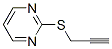 Pyrimidine, 2-(2-propynylthio)- (9ci) Structure,397330-61-9Structure