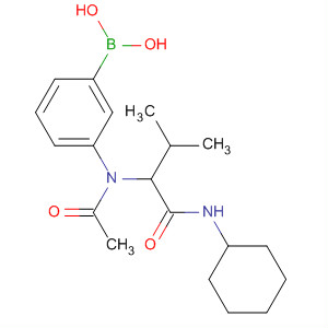 Boronic acid,[3-[acetyl [1-[(cyclohexylamino)carbonyl ]-2-methylpropyl ]amino]phenyl ]-(9ci) Structure,397843-90-2Structure