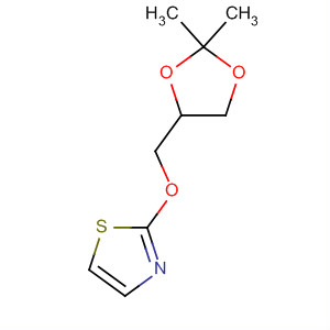 2-[(2,2-Dimethyl-1,3-dioxolan-4-yl)methoxy]thiazole Structure,39832-49-0Structure