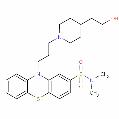 哌泊噻嗪結(jié)構(gòu)式_39860-99-6結(jié)構(gòu)式