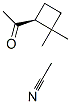 (1S,3s)-3-乙?；?2,2-二甲基環(huán)丁烷乙腈結構式_39863-94-0結構式