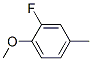 2-Fluoro-4-methylanisole Structure,399-55-3Structure