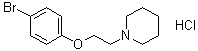 N-(2-(4-bromophenoxy)ethyl)piperidine hydrochloride Structure,399016-75-2Structure