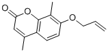 7-Allyloxy-4,8-dimethyl-chromen-2-one Structure,3993-43-9Structure