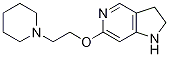 2,3-Dihydro-6-[2-(1-piperidinyl)ethoxy]-1h-pyrrolo[3,2-c]pyridine Structure,399580-40-6Structure