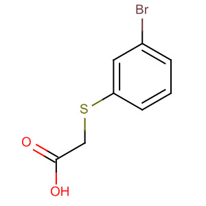 (3-Bromo-phenylsulfanyl)-acetic acid Structure,3996-39-2Structure