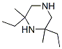 Piperazine, 2,6-diethyl-2,6-dimethyl-(9ci) Structure,40003-70-1Structure