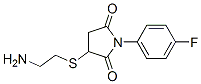 3-(2-Aminoethylsulfanyl)-1-(4-fluorophenyl)pyrrolidine-2,5-dione Structure,400063-27-6Structure