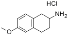 6-Methoxy-1,2,3,4-tetrahydro-naphthalen-2-ylamine hydrochloride Structure,4003-88-7Structure