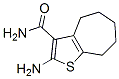 2-Amino-5,6,7,8-tetrahydro-4H-cyclohepta[b]thiophene-3-carboxamide Structure,40106-12-5Structure