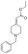 (1-Benzylpiperidin-4-ylidene)acetic acid ethyl ester Structure,40110-55-2Structure