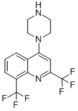 2,8-Bis(trifluoromethyl)-4-(piperazin-1-yl)quinoline Structure,401567-76-8Structure