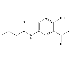 2-Acetyl-4-butyramidophenol Structure,40188-45-2Structure