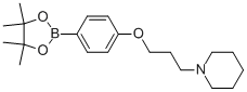 4-(3-(Piperidin-1-yl)propoxy)phenylboronic acid, pinacol ester Structure,401895-68-9Structure