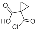 1-(Chlorocarbonyl)cyclopropanecarboxylic acid Structure,40258-99-9Structure