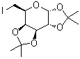 6-Deoxy-6-iodo-1,2:3,4-di-o-isopropylidene-α-d-galactopyranoside Structure,4026-28-2Structure