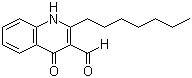 2-Heptyl-1,4-dihydro-4-oxo-3-quinolinecarboxaldehyde Structure,402718-53-0Structure