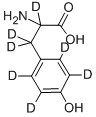 Dl-4-hydroxyphenyl-d4-alanine-2,3,3-d3 Structure,402835-78-3Structure