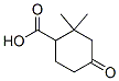 Cyclohexanecarboxylic acid, 2,2-dimethyl-4-oxo- Structure,4029-26-9Structure