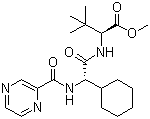 (2S)-2-cyclohexyl-n-(2-pyrazinylcarbonyl)glycyl-3-methyl-l-valine methyl ester Structure,402958-95-6Structure