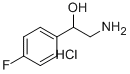 2-Hydroxy-2-(4-fluorophenyl)ethylamine hydrochloride Structure,403-28-1Structure