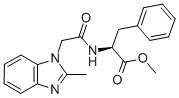 (S)-methyl 2-(2-(2-methyl-1h-benzo[d]imidazol-1-yl)acetamido)-3-phenylpropanoate Structure,40332-25-0Structure