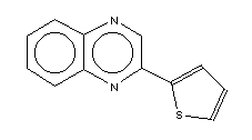 2-(2-噻吩)喹噁啉結(jié)構(gòu)式_40353-41-1結(jié)構(gòu)式