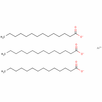 Aluminium myristate Structure,4040-50-0Structure