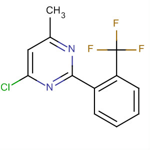 4-Chloro-6-methyl-2-[2-(trifluoromethyl)phenyl]pyrimidine Structure,404827-82-3Structure