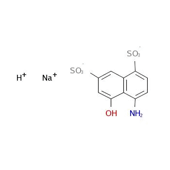 2-Amino 5-naphthol 1,7-disulfonic acid Structure,40492-14-6Structure