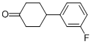 4-(3-Fluorophenyl)cyclohexanone Structure,40503-87-5Structure