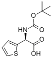 (S)-2-((叔丁氧基羰基)氨基)-2-(噻吩-2-基)乙酸結(jié)構(gòu)式_40512-56-9結(jié)構(gòu)式