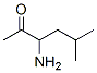 2-Hexanone, 3-amino-5-methyl- Structure,40513-34-6Structure