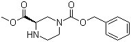 (R)-4-n-cbz-piperazine-2-carboxylic acid methyl ester Structure,405175-79-3Structure