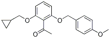 1-{2-(Cyclopropylmethoxy)-6-[(4-methoxybenzyl)oxy]phenyl}ethanone Structure,405239-71-6Structure